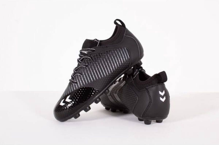 Hummel Zoom FG Jr. voetbalschoenen zwart wit Imitatieleer 30 - Foto 13