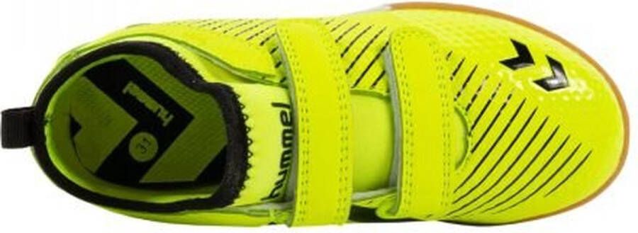 Hummel Zoom JR IN sportschoenen neon geel zwart - Foto 3