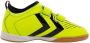 Hummel Zoom JR IN sportschoenen neon geel zwart - Thumbnail 5