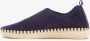 Hush Puppies Daisy dames instappers donkerblauw Uitneembare zool - Thumbnail 6