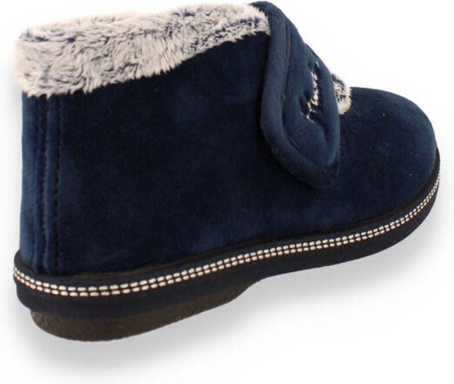 Hush Puppies -Dames blauw donker pantoffels