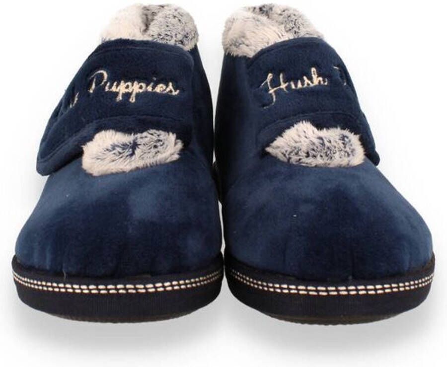 Hush Puppies -Dames blauw donker pantoffels