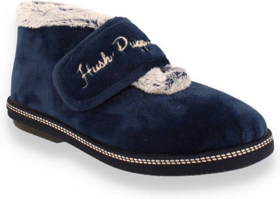 Hush Puppies -Dames blauw donker pantoffels