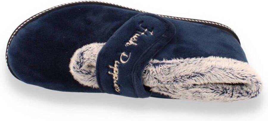 Hush Puppies -Dames blauw donker pantoffels