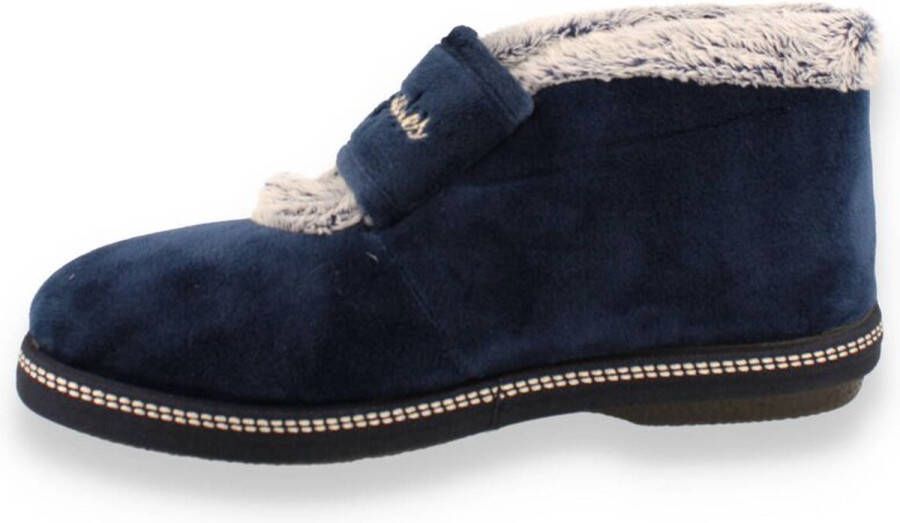 Hush Puppies -Dames blauw donker pantoffels
