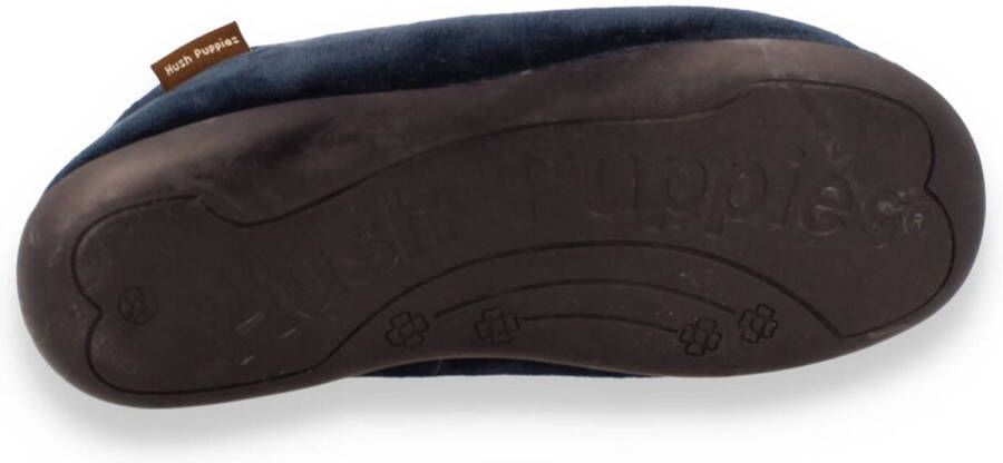 Hush Puppies Blauwe Pantoffels Hush Pupppies