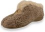 Hush Puppies -Dames taupe donker pantoffels - Thumbnail 10