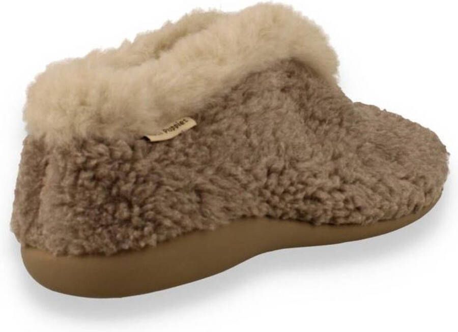 Hush Puppies -Dames taupe donker pantoffels - Foto 11