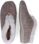 Hush Puppies -Dames taupe donker pantoffels - Thumbnail 4