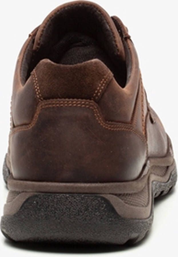 Hush Puppies leren heren veterschoenen Bruin Uitneembare zool