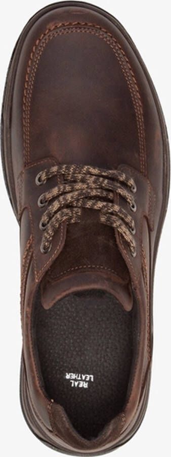 Hush Puppies leren heren veterschoenen Bruin Uitneembare zool