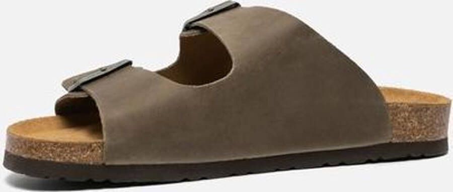 Hush Puppies Slippers groen Suede Heren