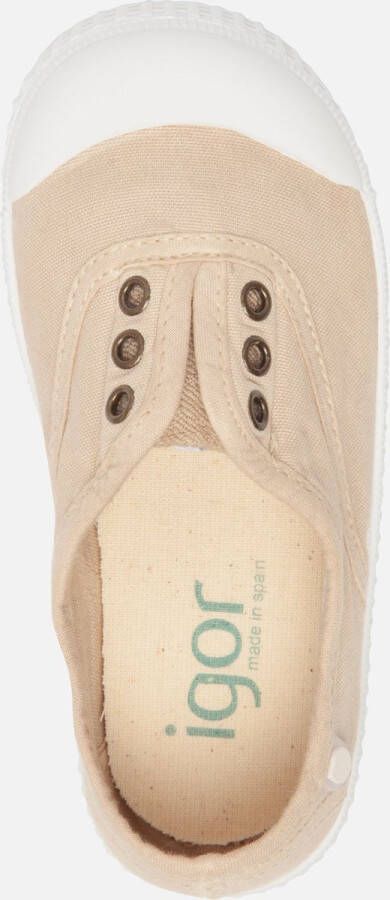 igor Berri sneakers beige Textiel