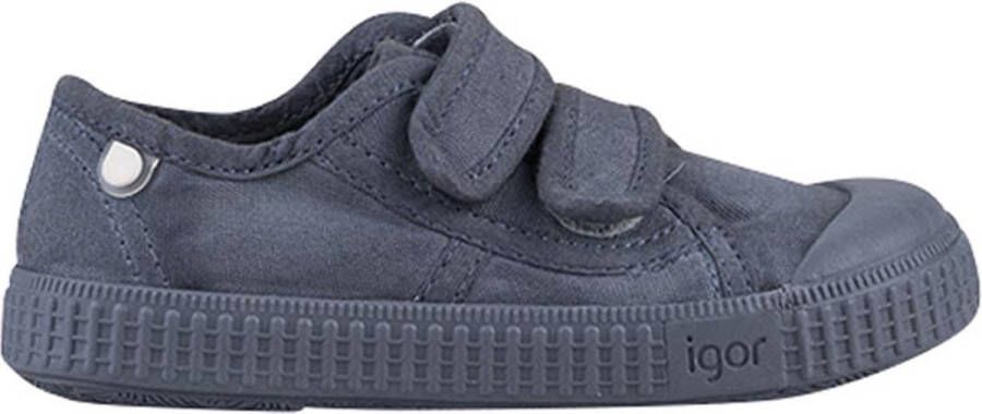 igor Sneakers blauw Canvas Heren