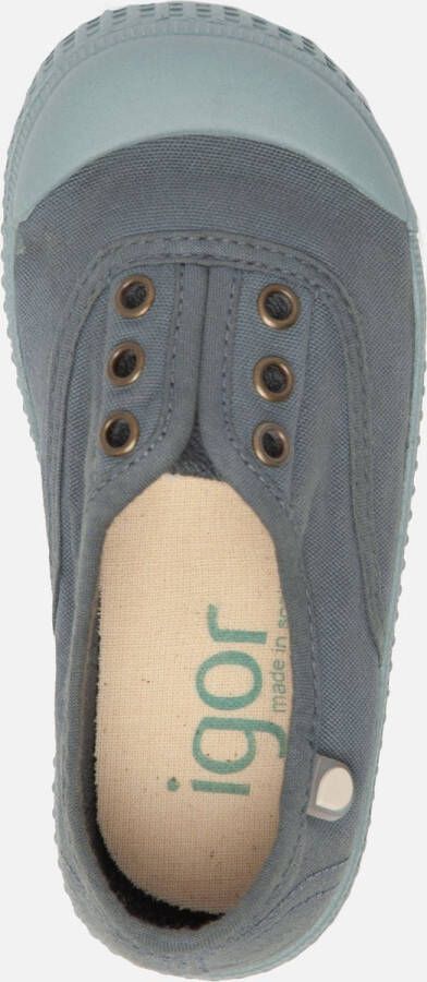 igor Sneakers blauw Textiel