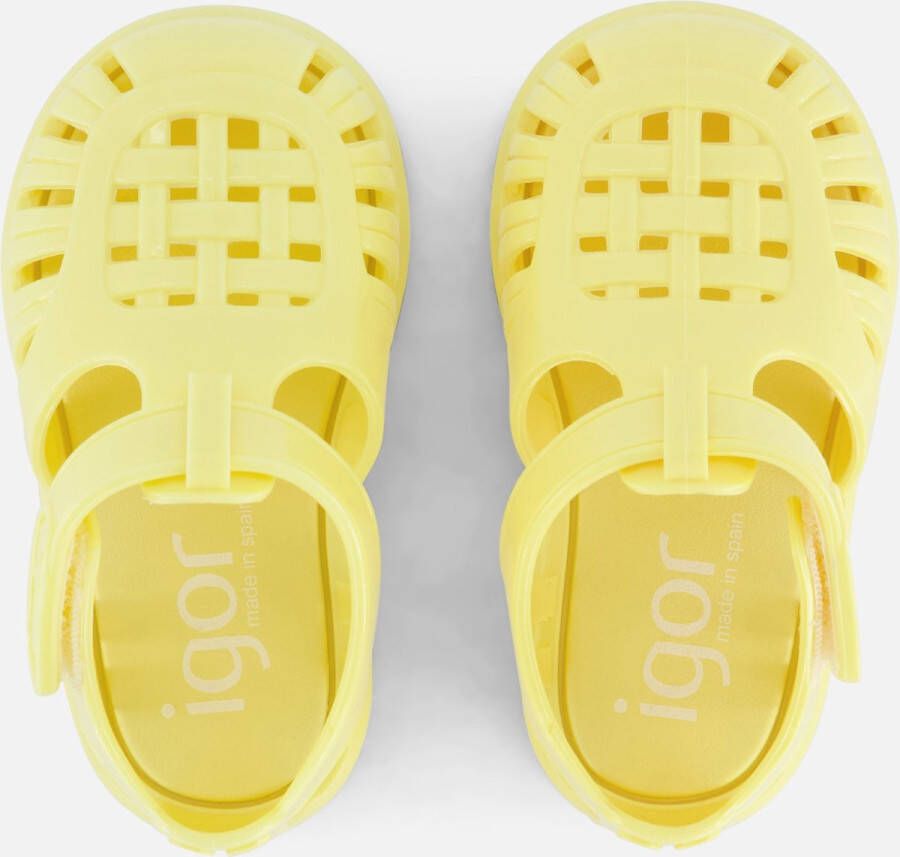 igor Toby Gloss Watersandalen geel Rubber