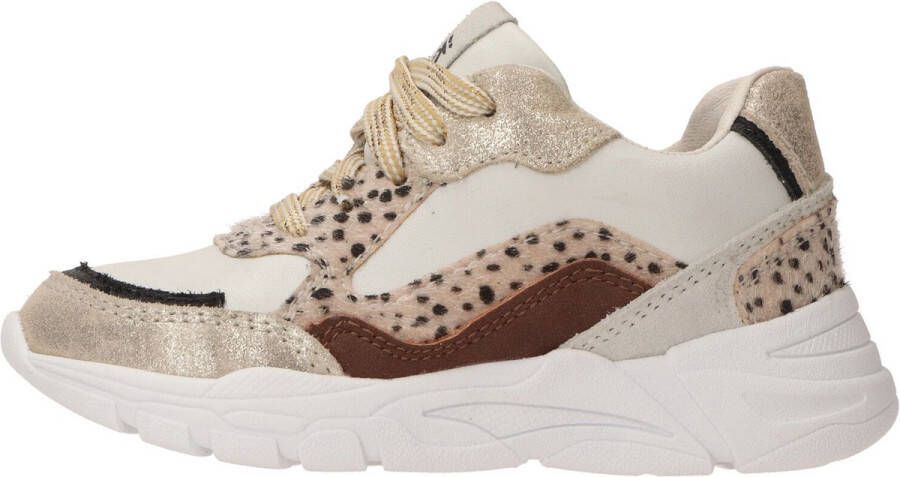 Ikke IK-KE Sneaker Meisjes Beige goud - Foto 3