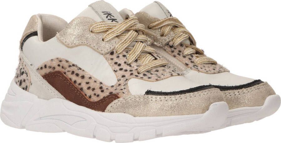 Ikke IK-KE Sneaker Meisjes Beige Goud - Foto 4