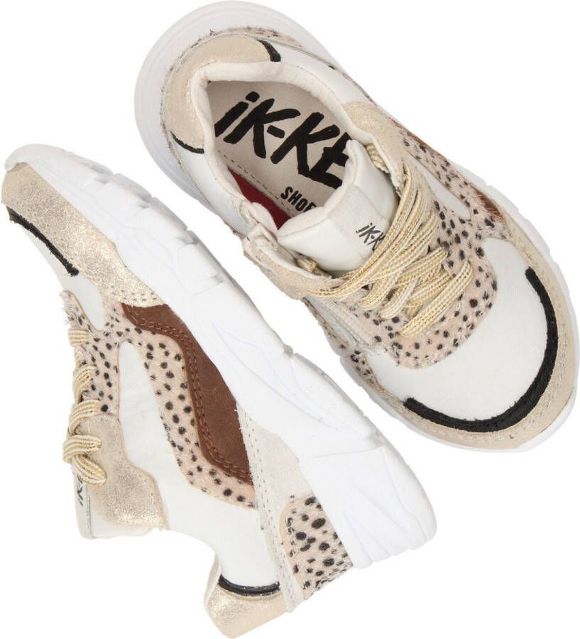 Ikke IK-KE Sneaker Meisjes Beige goud - Foto 5