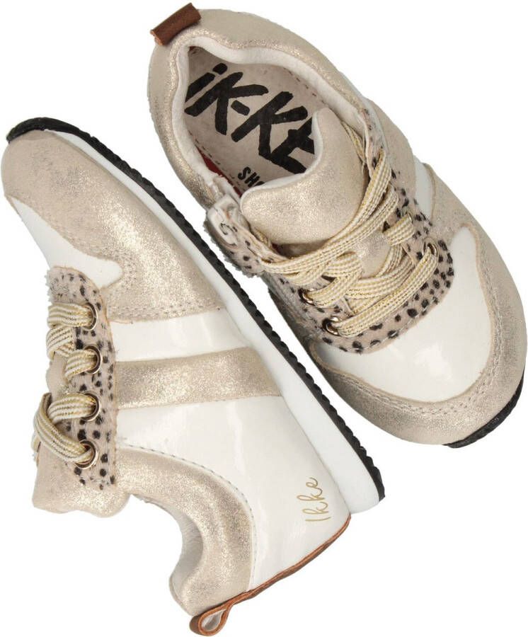 Ikke IK-KE Sneaker Meisjes Beige goud - Foto 3