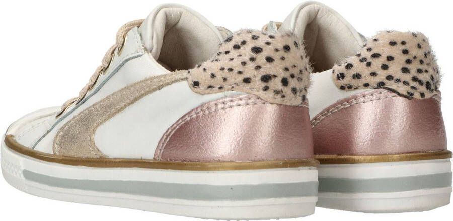 Ikke IK-KE Sneaker Meisjes Wit goud roze - Foto 3