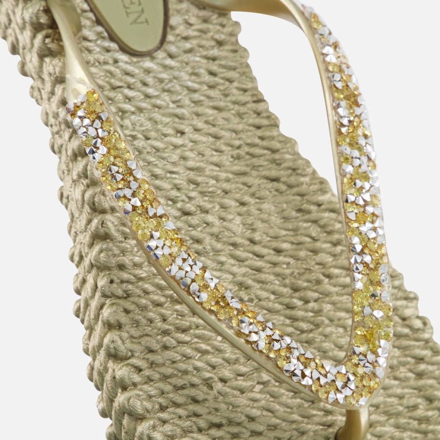 Ilse Jacobsen Cheerful slippers stenen goud