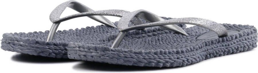 Ilse Jacobsen Vrouwen Rubber Slippers Teenslipper cheerful01 Zilver - Foto 8