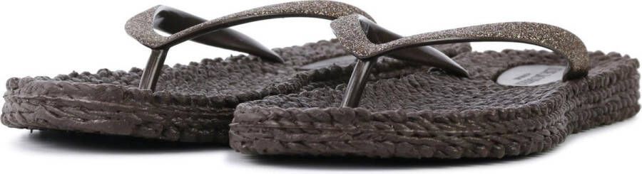 Ilse Jacobsen Cheerful01 Teenslippers Zomer slippers Dames Bruin