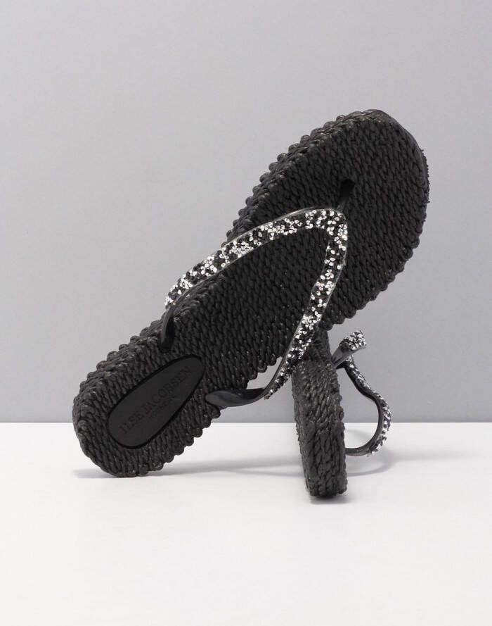 Ilse Jacobsen Slippers met glitter CHEERFUL03G 001 Black - Foto 8