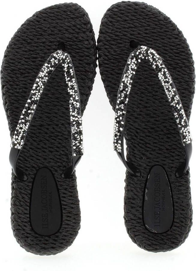 Ilse Jacobsen Cheerful03 Teenslippers Zomer slippers Dames Zwart - Foto 14
