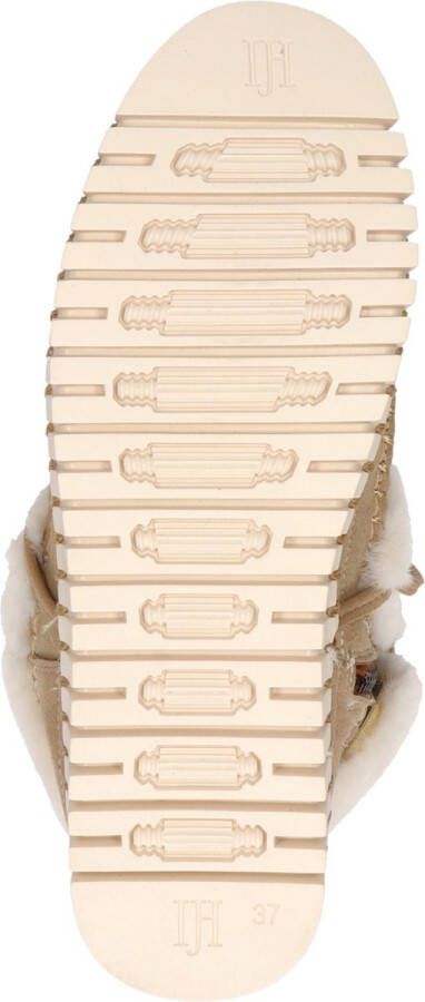 Ilse Jacobsen Enkellaarsjes Dames Laarzen Damesschoenen Suède Tulip 6072 Beige