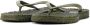 Ilse Jacobsen Hornbæk Ilse Jacobsen Cheerful01 teenslippers donkergroen-410 Green Dames - Thumbnail 13