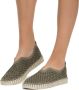 Ilse Jacobsen Instappers Dames Instapschoenen Damesschoenen Canvas Tulip 3275 Groen - Thumbnail 15