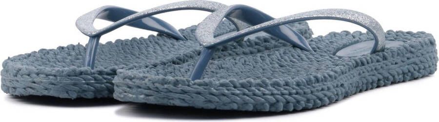 Ilse Jacobsen Hornbæk Ilse Jacobsen Cheerful01 teenslippers lichtblauw-677 Blauw Dames - Foto 6