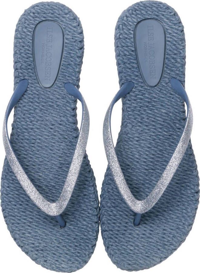 Ilse Jacobsen Hornbæk Ilse Jacobsen Cheerful01 teenslippers lichtblauw-677 Blauw Dames - Foto 8