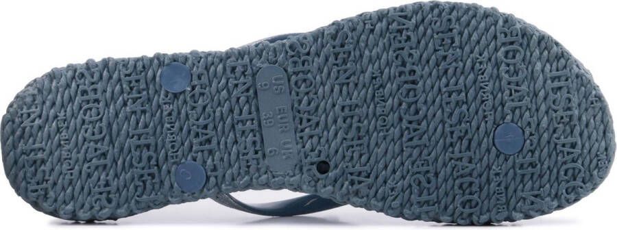 Ilse Jacobsen Slippers Teenslippers Dames cheerful01 Jeans blauw