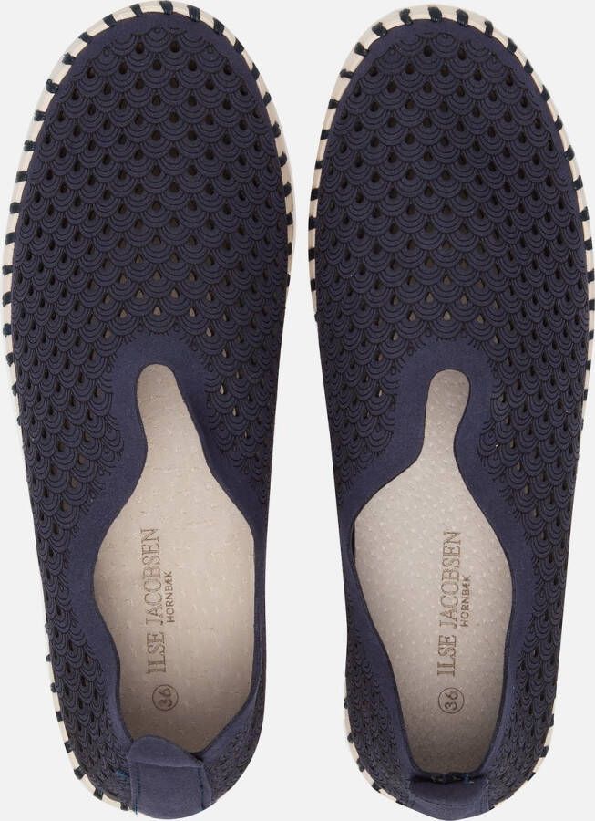 Ilse Jacobsen Tulip Instappers blauw Microvezel Dames