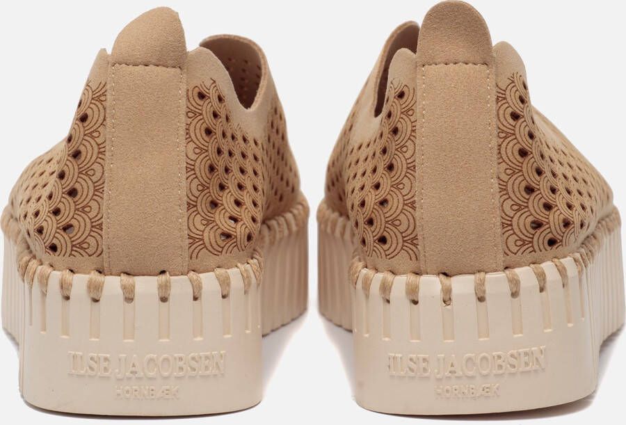 Ilse Jacobsen Tulip Platvorm Instappers beige Dames