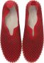Ilse Jacobsen Instappers Dames Instapschoenen Damesschoenen Canvas Tulip 3275 Rood - Thumbnail 10