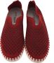 Ilse Jacobsen Instappers Dames Instapschoenen Damesschoenen Canvas Tulip 3275 Rood - Thumbnail 12