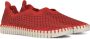 Ilse Jacobsen Instappers Dames Instapschoenen Damesschoenen Canvas Tulip 3275 Rood - Thumbnail 15