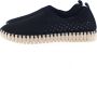 Ilse Jacobsen Instappers Dames Instapschoenen Damesschoenen Canvas Tulip 3275 Zwart - Thumbnail 10