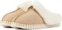 Ilse Jacobsen Pantoffels Dames Sloffen Instappers Suède Harde zool Open hiel Tulip 3871 Beige - Thumbnail 9