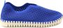 Ilse Jacobsen Dames Instapschoenen in Stof (Kobalt) - Thumbnail 10