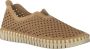 Ilse Jacobsen Instappers Dames Instapschoenen Damesschoenen Canvas Tulip3275 Camel - Thumbnail 15