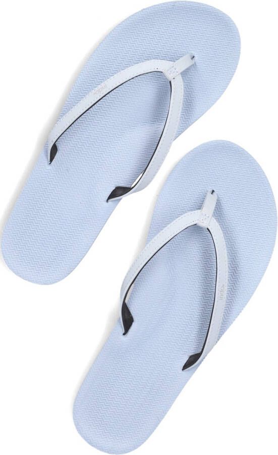 Indosole Flip Flops Essential Light Teenslippers Zomer slippers Dames Blauw