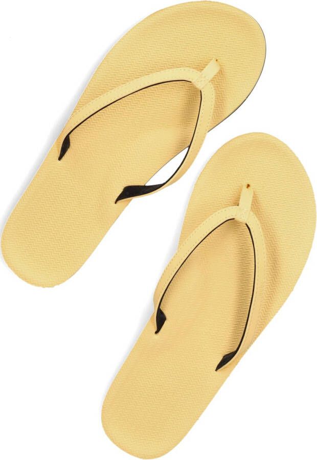 Indosole Flip Flops Essential Light Teenslippers Zomer slippers Dames Geel