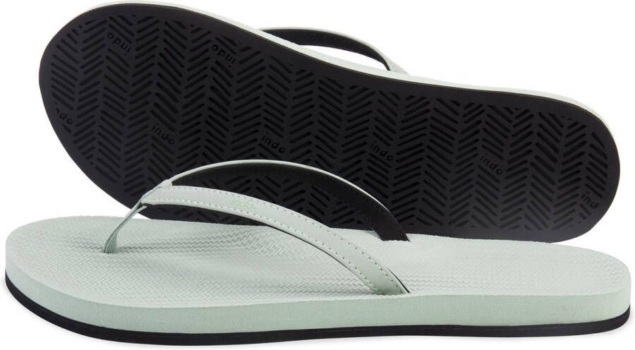 Indosole Flip Flops Essential Light Teenslippers Zomer slippers Dames Groen