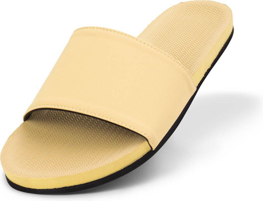 Indosole -42 Slides Essential Light Dames Slippers Geel - Foto 1