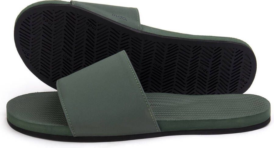 Indosole Slides Essential Light Dames Slippers Leaf Light
